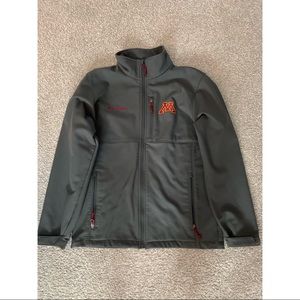 Gophers Columbia Softshell Zip up
